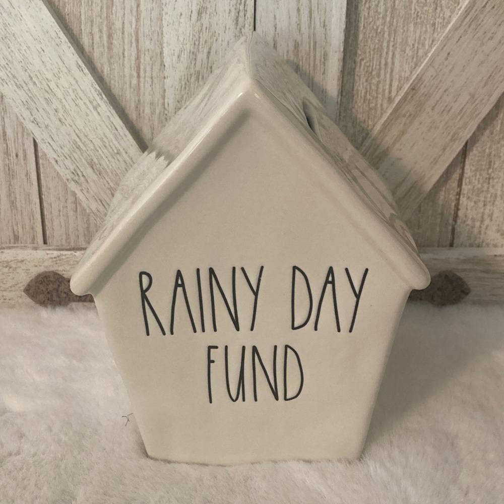 Rae Dunn Rainy Day Fund Piggy Bank